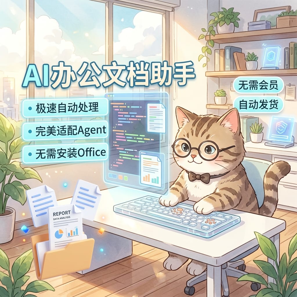 image for 全平台文档自动化处理 AI驱动指令化办公生产力增强工具