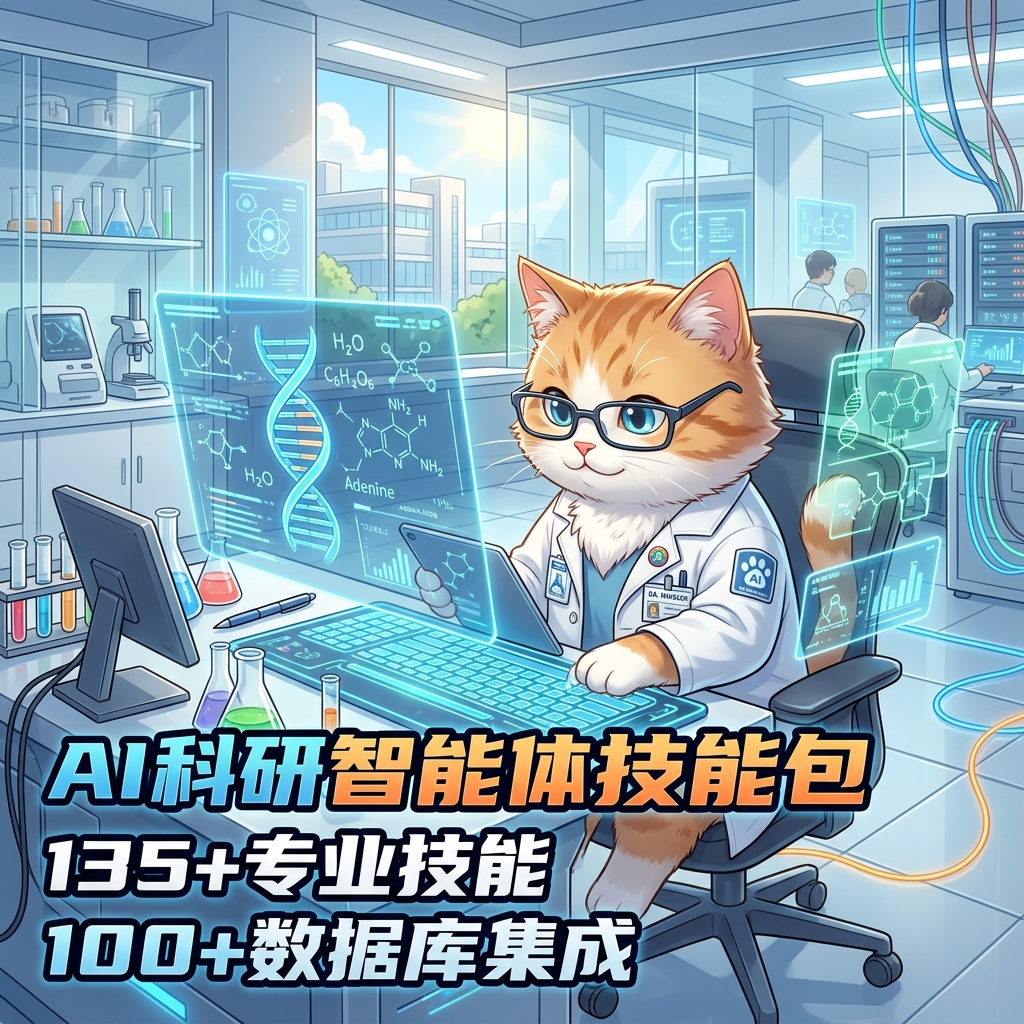 image for AI科研助手：生信化信分析与药物筛选自动化技能库