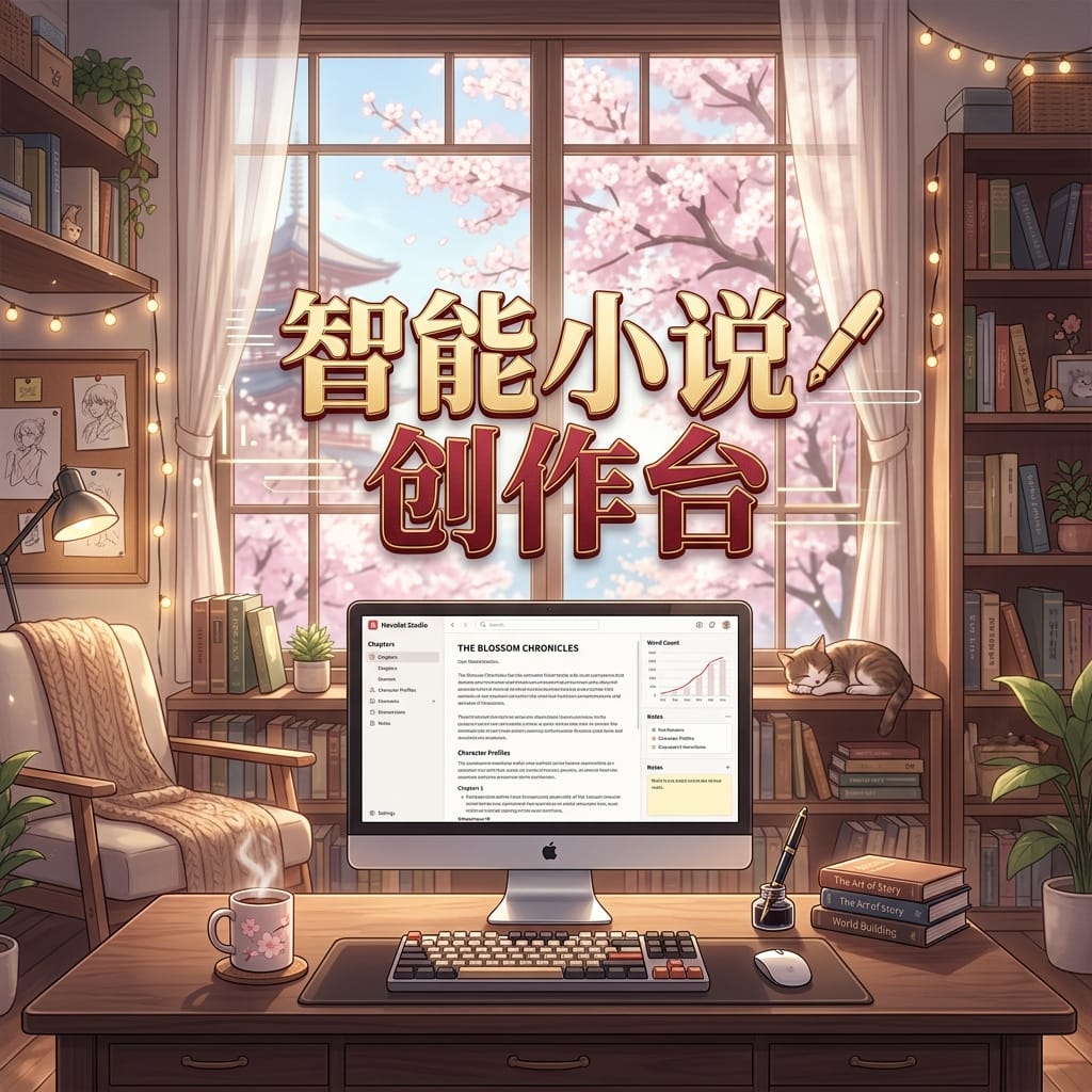 image for 全能小说故事生成器 离线去机器味辅助创作 零基础智能写作工作台软件
