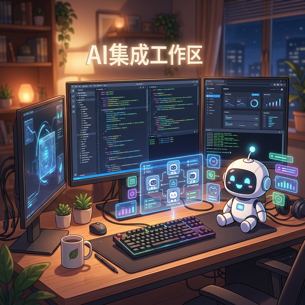 image for AI多通道集成工作区智能办公极客生产力多智能体协同桌面AI管家软件