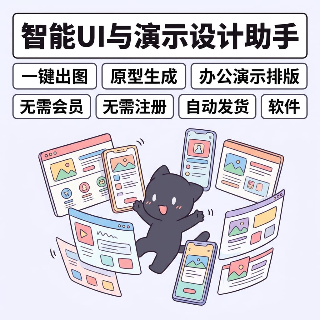 image for AI网页设计原型一键生成演示文稿排版提效软件