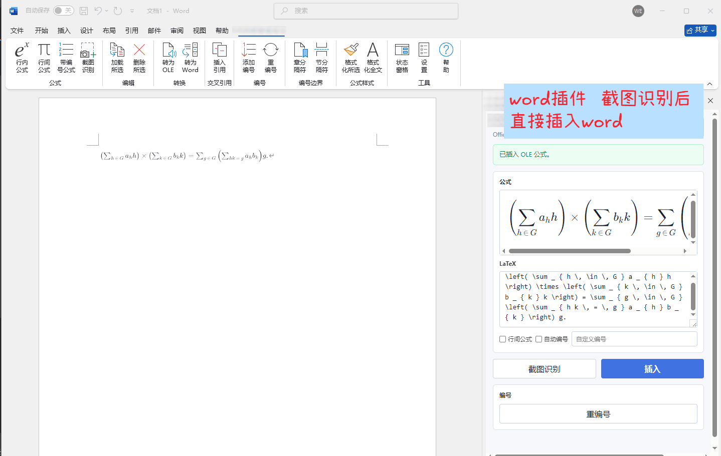 PDF 公式批量提取与导出选项